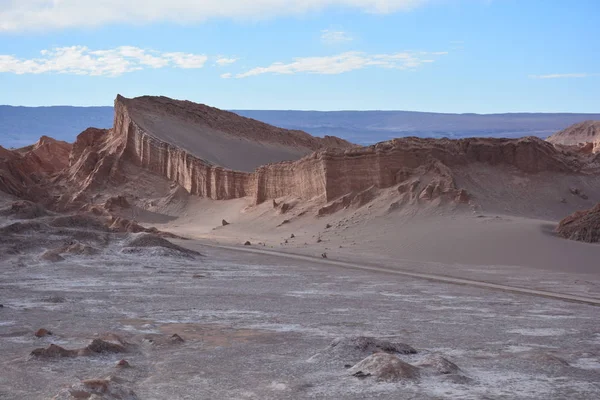 Paisagem de montanha e vale no deserto de Atacama Chile — Fotografia de Stock