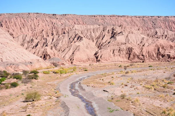 Landscape of mountain and valley in Atacama desert Chile — Stock Photo, Image