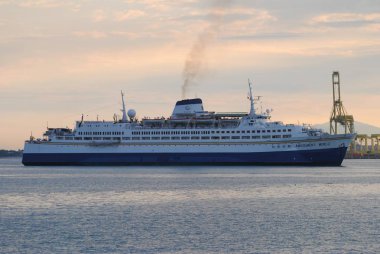 Malezya bir limanda yelken gemisi cruise