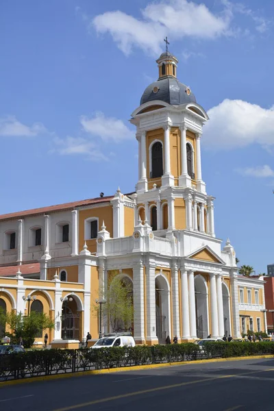 Cathedral and church in Santiago Chile — Stock Photo, Image