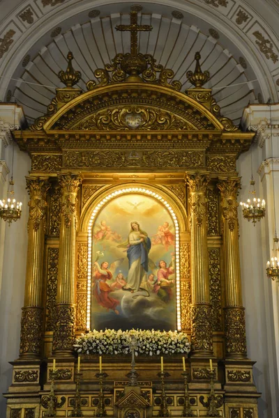 Kathedrale und Kirche in santiago chile — Stockfoto