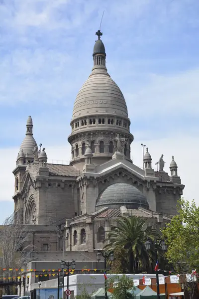 Catedral e iglesia en Santiago Chile — Foto de Stock