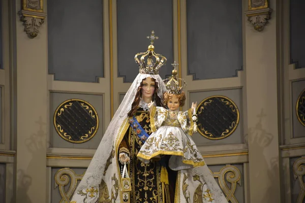 Kathedraal en de christelijke kerk in Santiago, Chili — Stockfoto