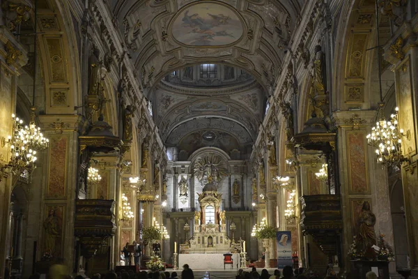 Catedral e iglesia cristiana en Santiago Chile — Foto de Stock