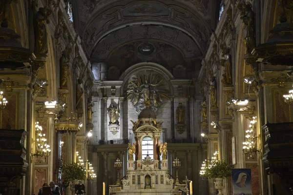 Cathedral and christian church in Santiago Chile — Stock Photo, Image