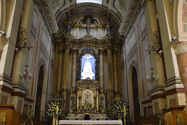 Kathedrale und christliche Kirche in santiago chile — Stockfoto