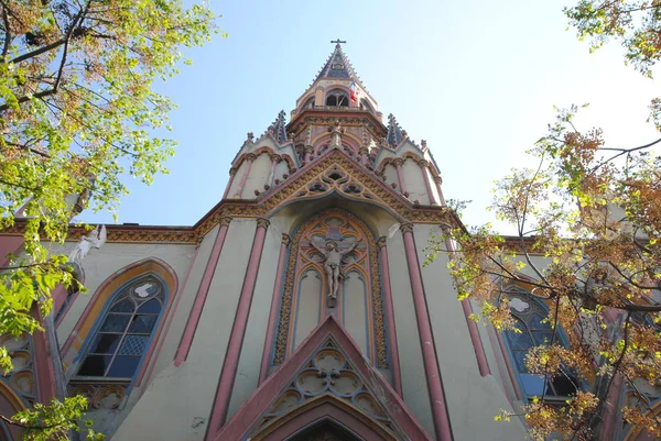 Cathedral and christian church in Santiago Chile — Stock Photo, Image