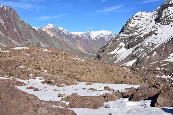 Landschaft und Natur in santiago chile — Stockfoto