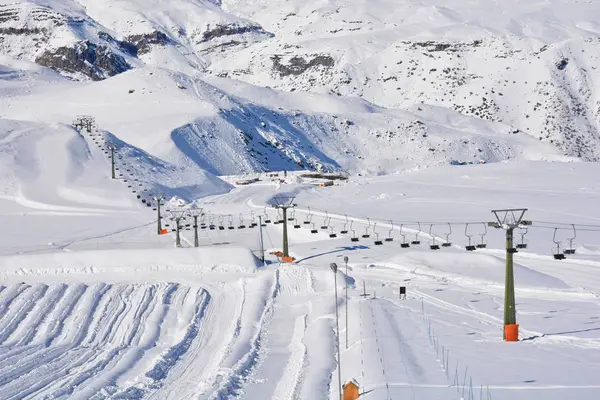 Ski-oord in Santiago, Chili — Stockfoto
