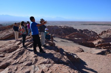 Tatil ve keşif Atacama Çölü Şili