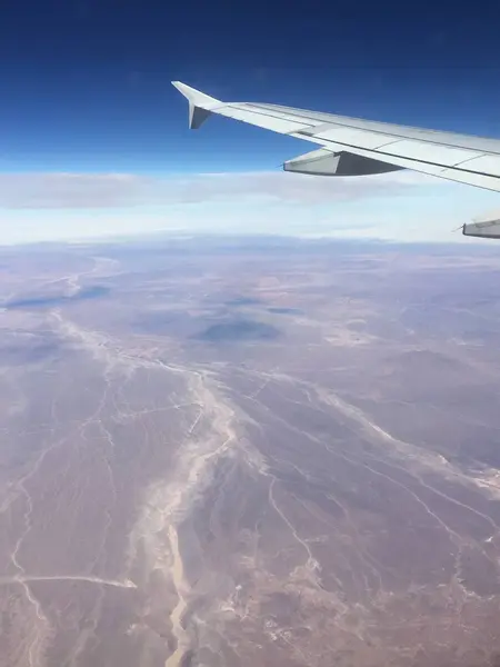 Vista aérea del desierto de Atacama en Chile — Foto de Stock