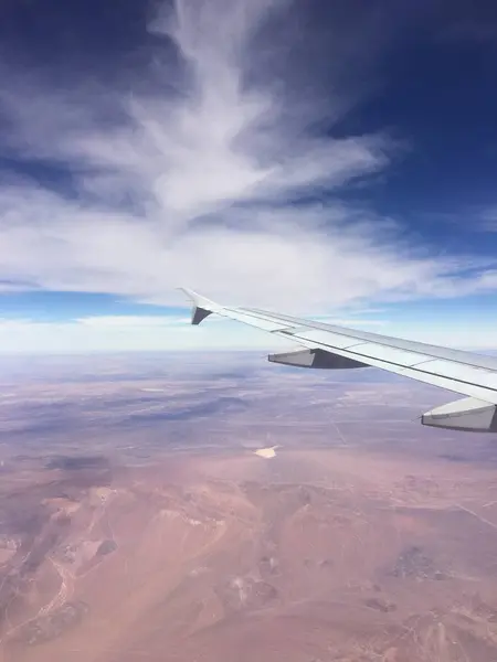 Vista aérea del desierto de Atacama en Chile — Foto de Stock