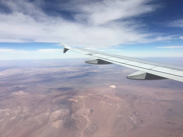 Vista aérea del desierto de Atacama en Chile — Foto de Stock