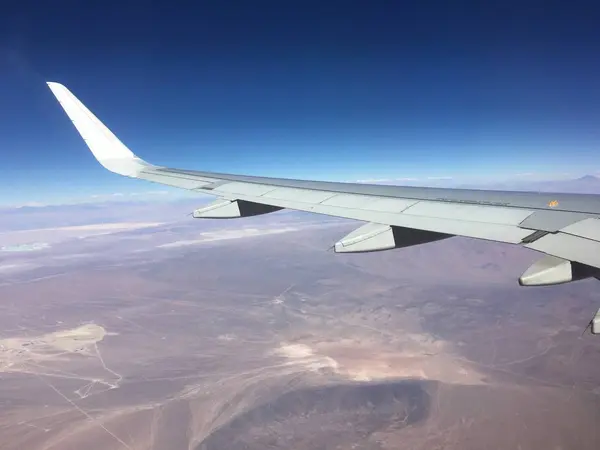 Vista aérea del desierto de Atacama en Chile — Foto de Stock