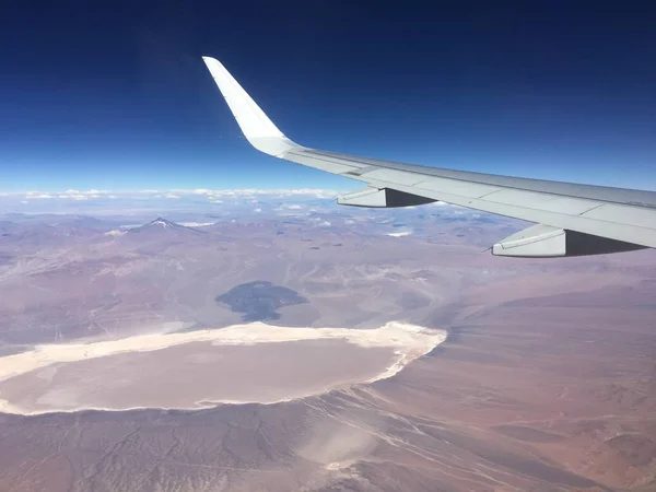 Vista aérea del desierto de Atacama en Chile — Foto de Stock