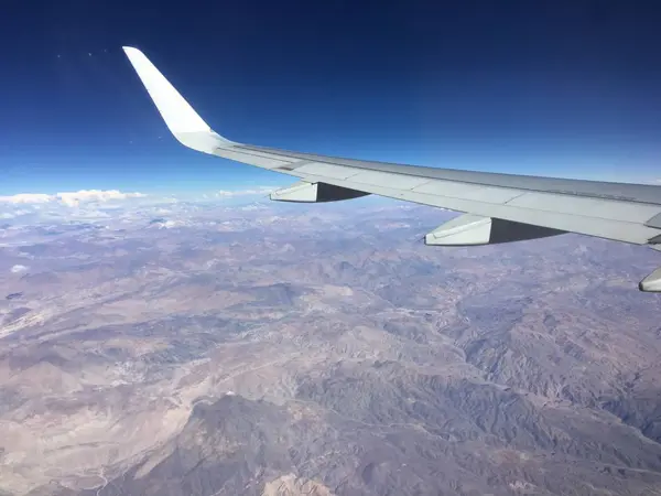 Luchtfoto van de Atacama woestijn in Chili — Stockfoto