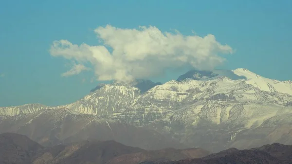 Mount Anderna i Santiago Chile — Stockfoto