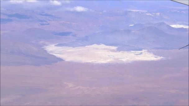 Luftaufnahme der Atacama-Wüste in Chile — Stockvideo