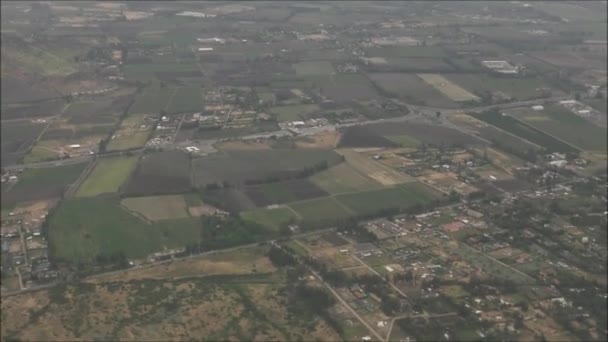 Letecký pohled na poušť Atacama v Chile — Stock video