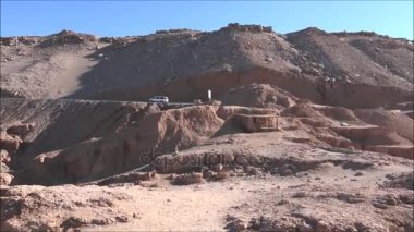 Dağ ve vadi Atacama Çölü Şili'manzara