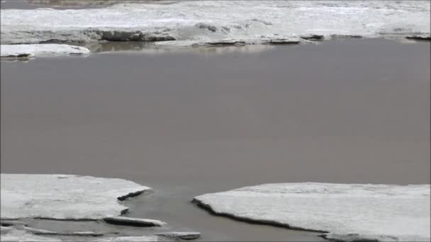 Lago Salado en el desierto de Atacama Chile — Vídeo de stock