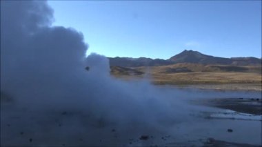 Atacama Çölü Şili'deki Geysers