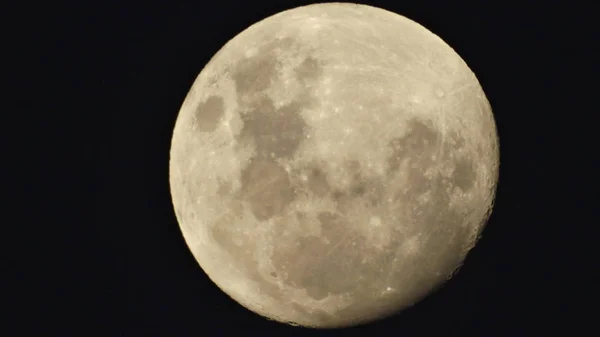 Το φεγγάρι στο Σαντιάγο Χιλή — Φωτογραφία Αρχείου