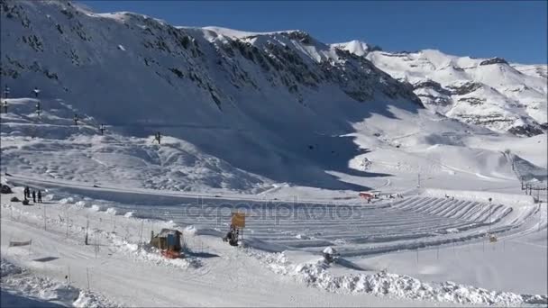 Lyžařské středisko v Chile — Stock video