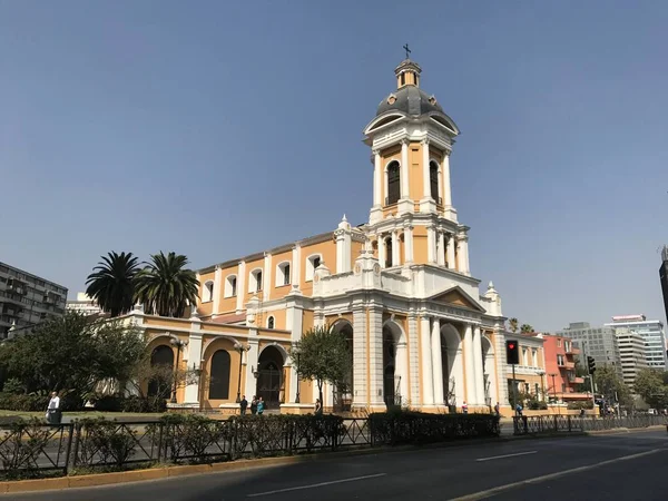 Стародавні побудований християнської Церкви в Сантьяго, Чилі — стокове фото