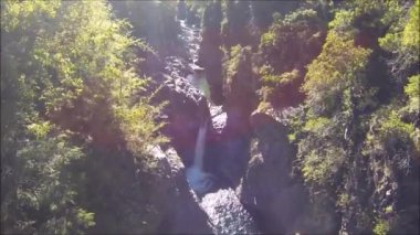 Şelale, nehir ve park http://www.Voices.No/mainissues/mi40008000288.php Şili havadan görünümü