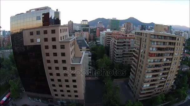 Nubes del atardecer en Chile — Vídeo de stock