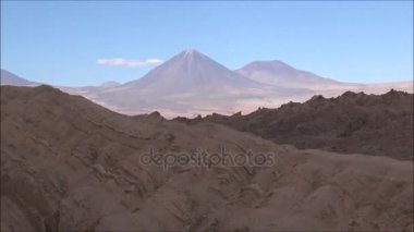 Peyzaj dağlar, göl, lagün ve doğa Atacama Çölü, Şili