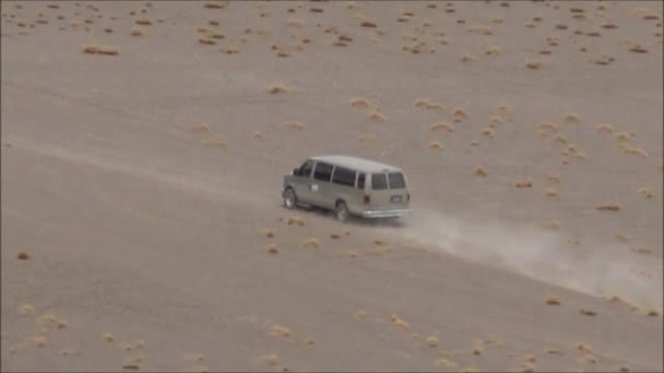 Landskap av berg, lake, lagunen och naturen i Atacamaöknen, Chile — Stockvideo