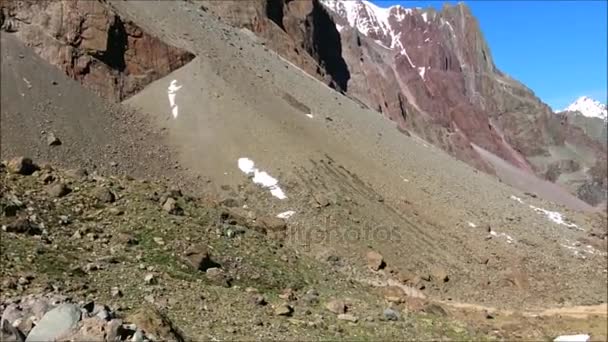Bergwandern in Chile — Stockvideo
