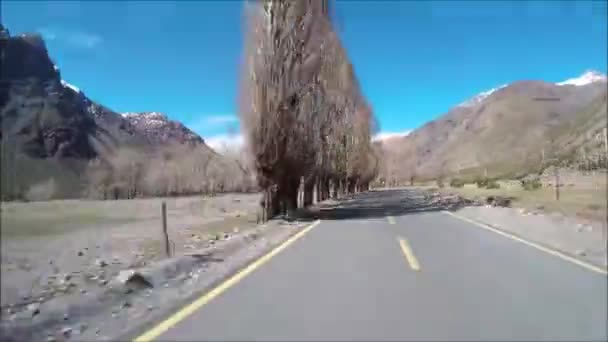 Bergwandern in Chile — Stockvideo