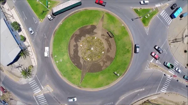 Veduta aerea della rotonda in Cile — Foto Stock