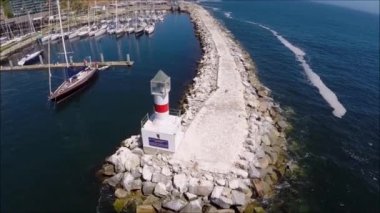 Şili'deki tatil ve kayalık plaj manzara