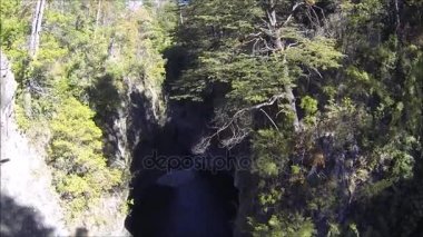 Şili'deki şelaleler dron havadan görüntüleri