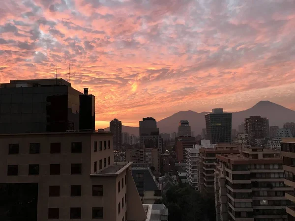 Nubes del atardecer en Chile —  Fotos de Stock