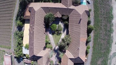 Havadan görünümü, mimari ve bayanlarçalışıyor Şili