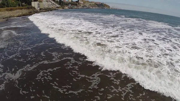 Vue aérienne d'une plage et de rochers au Chili — Photo