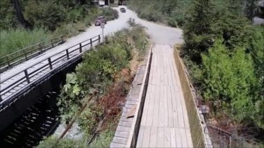 Şili'deki Köprüsü'nün havadan görünümü.