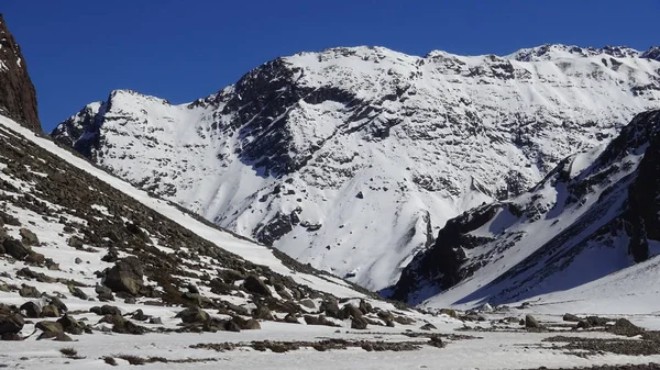 Schneelandschaft in Santantiago, Chile — Stockfoto