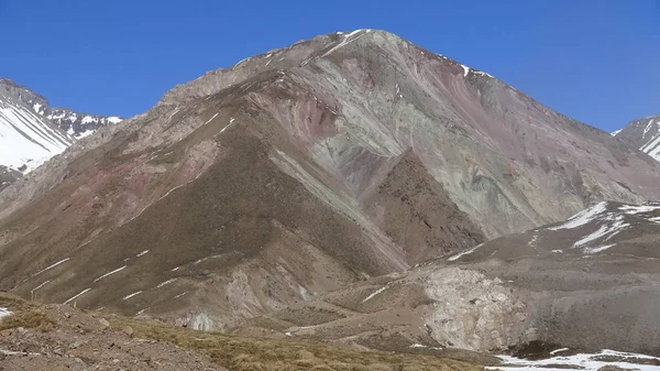 산티아고, 칠레 산 눈 풍경 — 스톡 사진