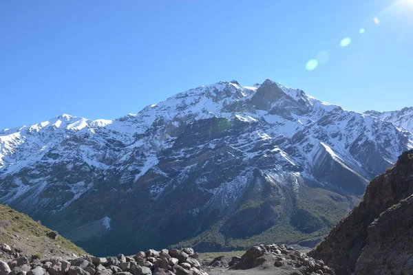 Schneelandschaft in Santantiago, Chile — Stockfoto