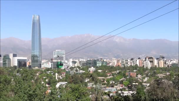 Cabinas de internet en Santiago, Chile — Vídeo de stock