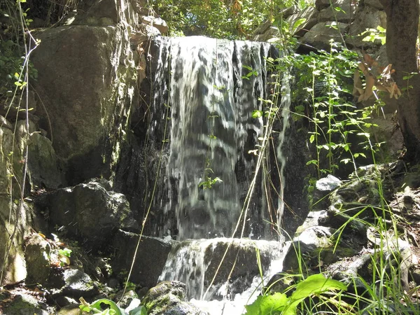 Waterfall landscape in Santiago, Chile