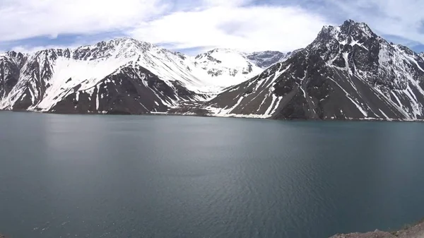 Berg Sneeuw Lagune Santiago Chili — Stockfoto