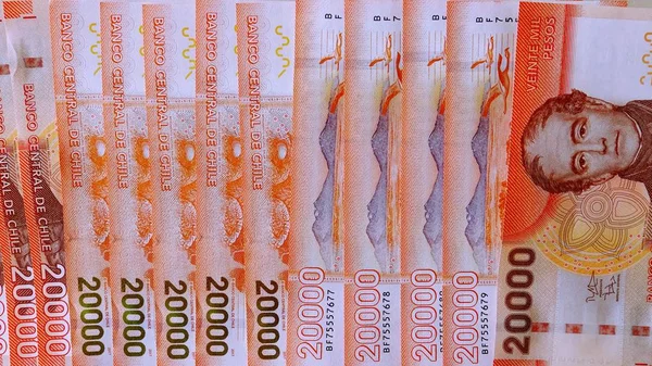 Chilenische Peso Banknoten — Stockfoto