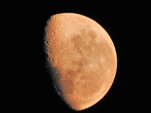 Half Moon Rising Santiago Chile — Stock Photo, Image